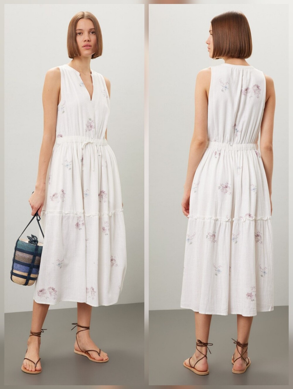 Splendid Livia Dress Sleeveless V-Neck Size XL